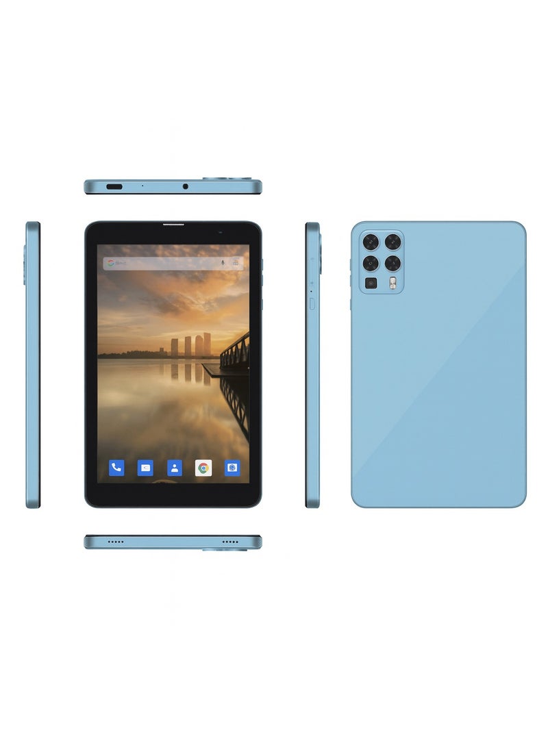 Oteeto K8 – 8-Inch Android 13 Tablet | 8GB RAM + 512GB ROM | 5G WiFi | Dual Camera | 5000mAh Battery | Free Keyboard And Case - Blue - Image 2