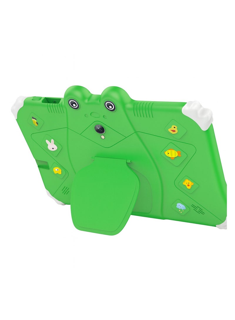 Oteeto TAB 6 Kids Tablet, 7-Inch IPS LCD, 4GB RAM 128GB ROM, Android 13, Dual Camera - Black/Green - Image 2