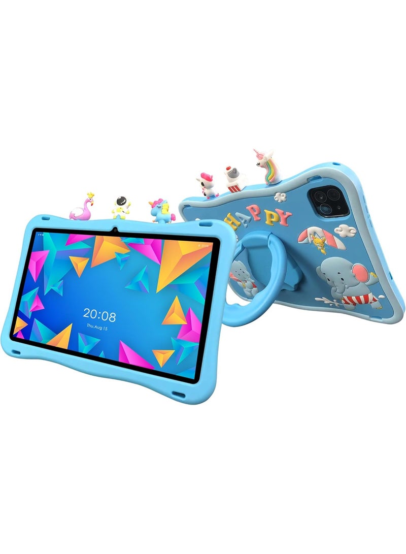 Oteeto TAB10 Kids Tablet – 10-Inch HD, 6GB+128GB, Dual Camera, WiFi, 6000mAh Battery - Blue - Image 4