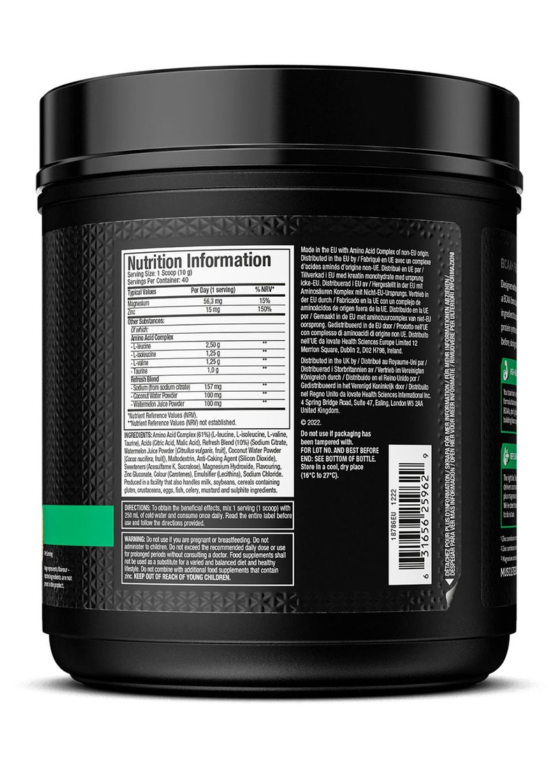 MuscleTech Amino Build - Performance-Enhancing BCAAs Formula | Shown To Boost Strength By 40% | 7G BCAAs | 4G Leucine | 2.5G Betaine | 1G Taurine | 40 Servings,  Tropical Twist Natural Flavors, Dietary Supplement, Net WT. 21.64 OZ. (614G) - Image 2