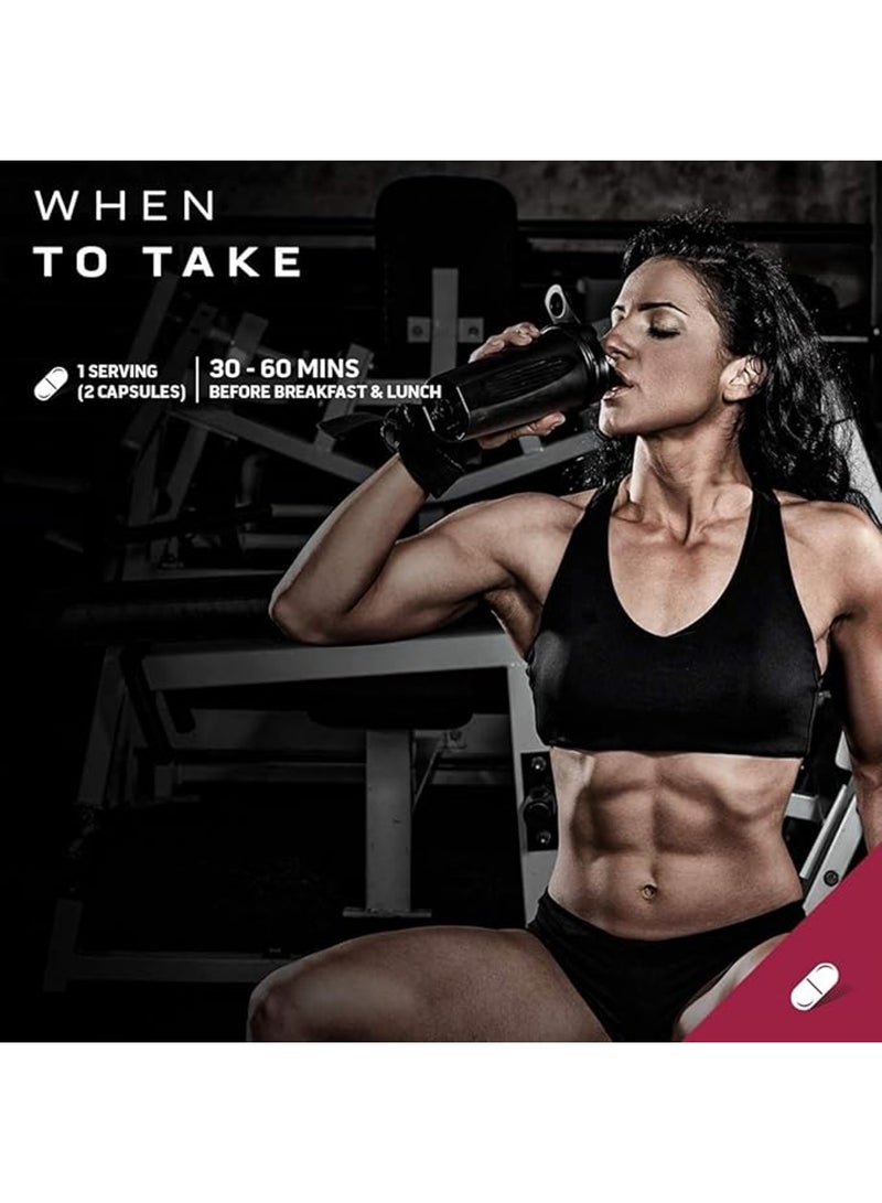 MuscleTech Hydroxycut Hardcore Elite Weight Loss and Energy Supplement with Green Coffee, Coleus Forskohlii & L-Theanine, Thermogenic Fat Burner for Men & Women, 110 Rapid-Release Caps. - Image 5