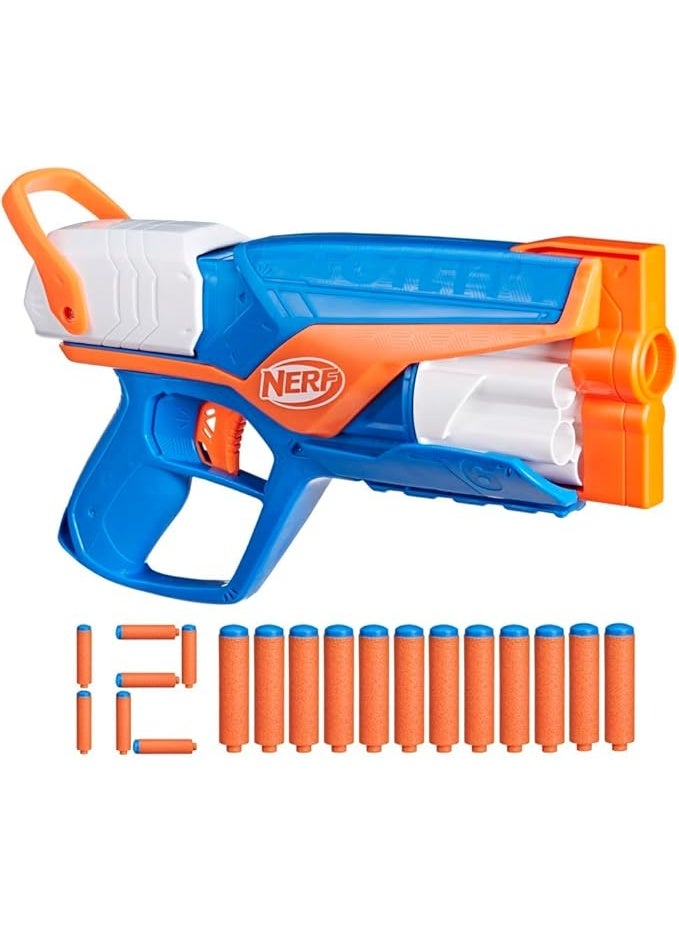 Nerf N Series Agility Blaster, 12 Nerf N1 Darts Compatible Only with Nerf N Series Blasters, 6 Dart Drum, Kids Outdoor Games - Image 2