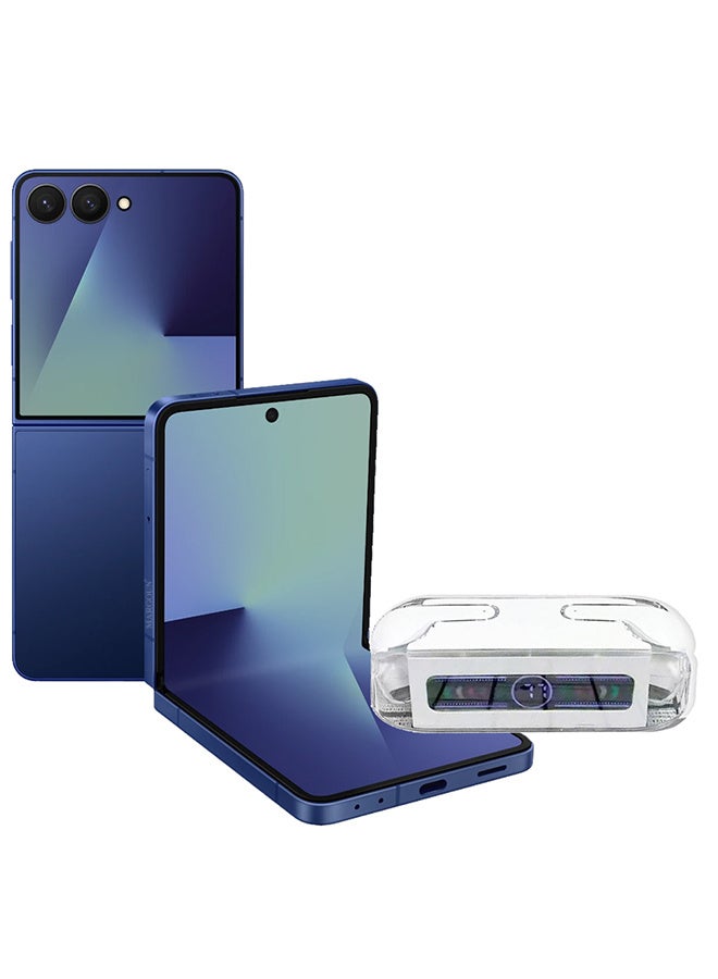 مارجون Stereo Wireless Headset for Galaxy Z Flip 7 with Auto Pairing and LED Display White - Image 2