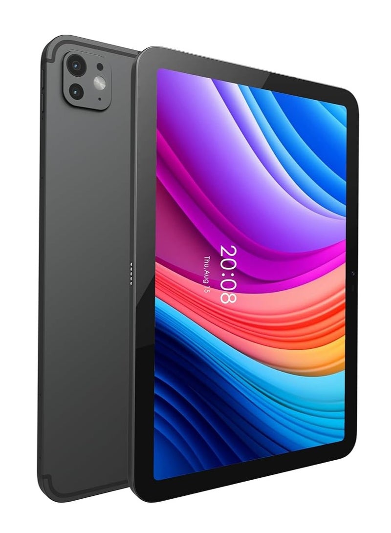 Oteeto TAB 15 Tablet/10.1 Inch/4G SIM/iOS Style Operating System/5G Dual SIM/Octa Core Processor/Included Flip Cover&Keyboard/8GB RAM + 512 GB ROM/Android 13/6000 mAh/8MP Front+13 MP Rear - Grey - Image 1