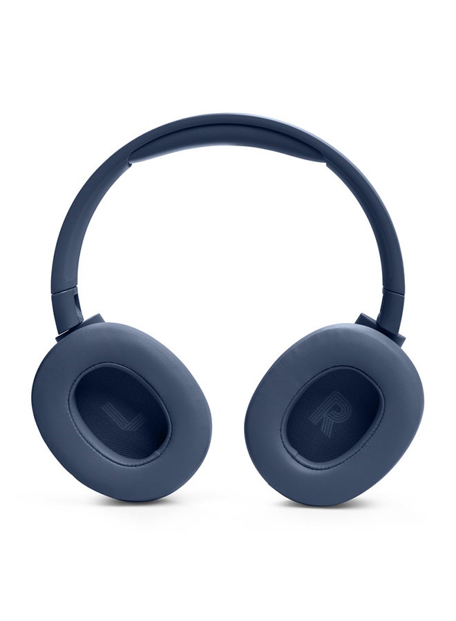 جي بي إل Renewed - Tune 720Bt Wireless Over Ear Headphones Pure Bass Sound 76H Battery Hands Free Call Plus Voice Aware Multi Point Connection Lightweight And Foldable Detachable Audio Cable blue - Image 3
