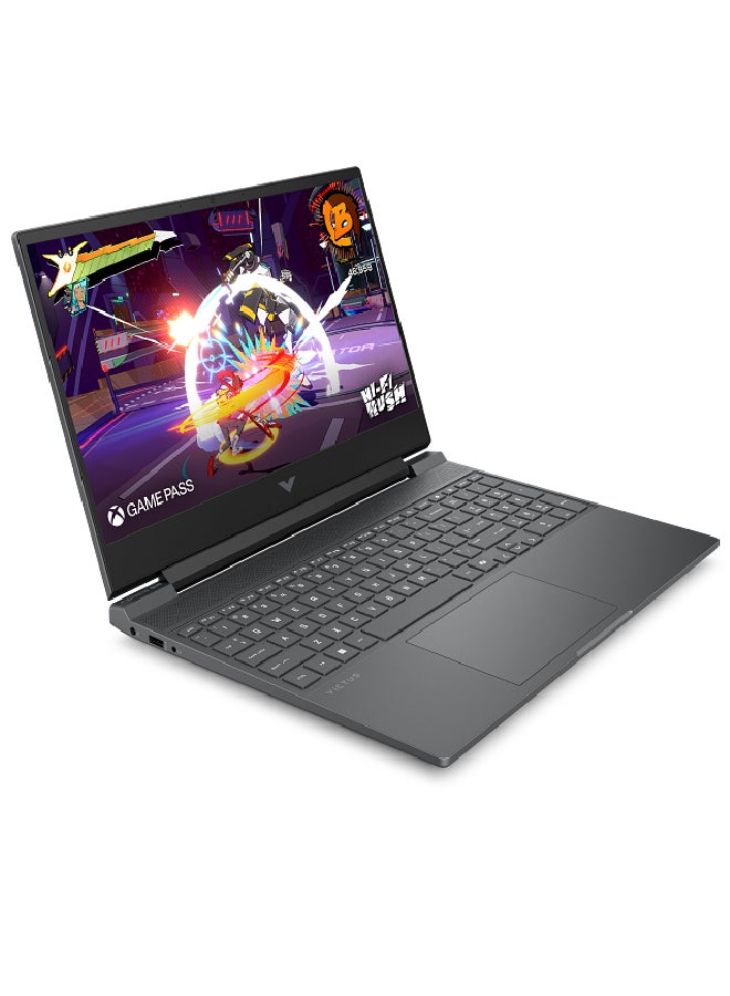 HP Renewed - Victus 15-fb3704nx Gaming Laptop With 15.6 Inch Full HD(1920X1080) Display, AMD Ryzen 5-8645HS Processor/ 16GB RAM DDR5/512GB SSD/4GB Nvidia GeForce RTX 2050 Graphics/Windows 11/ English/Arabic Mica Silver - Image 2
