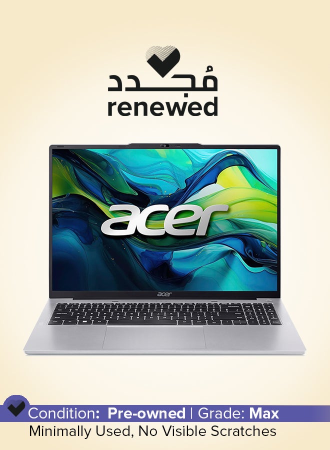Acer Renewed - Aspire Lite AL16 Laptop With 16 Inch WUXGA(1920X1200) Display IPS,Core i5-1335U Processor/16GB RAM DDR5/512GB SSD/ Windows 11/ English/Arabic Grey - Image 1