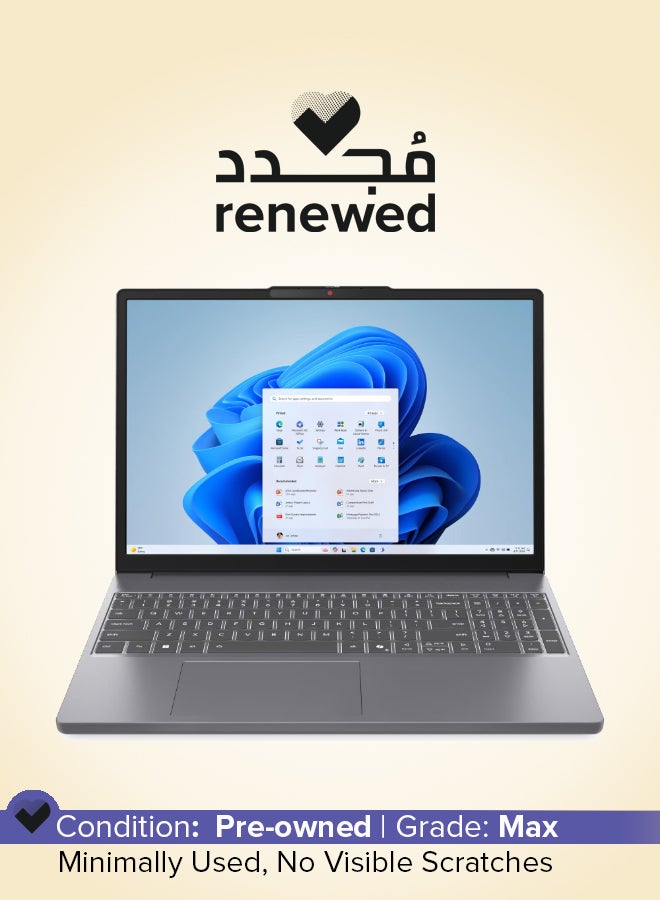 Lenovo Renewed - IdeaPad Slim 3 Laptop With 15.3 Inch WUXGA(1920X1200) Display,Intel Core i7-13620H Processor/16GB RAM DDR5/1TB SDD/Intel UHD Graphics/DOS(Without Windows)/ Luna Grey - Image 1