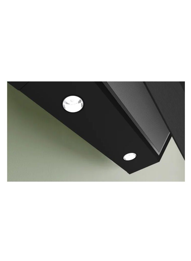 BOSCH 90 cm Series 6 Wall Cooker Hood, 700 m³/h Boost, Angled Glass 234 W DWK97PJ60M black - Image 4