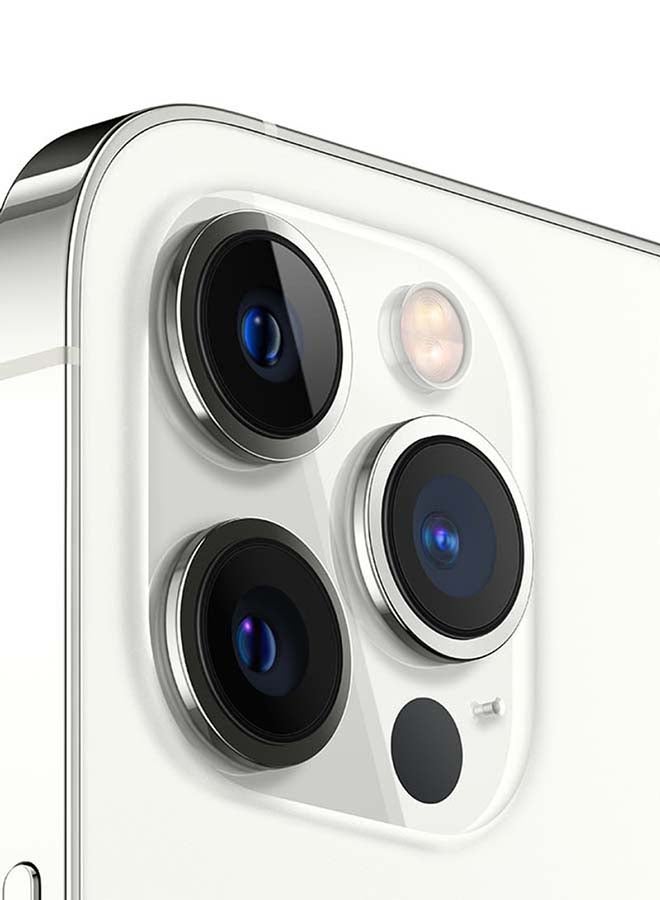 ابل  Renewed - iPhone 12 Pro Max With Facetime 128GB Silver 5G - International Specs - Image 5