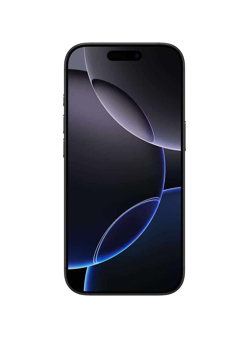 ابل  مجدد - آيفون 16 برو 256 جيجابايت أسود تيتانيوم 5G مع فيس تايم - النسخة الدولية - Image 2