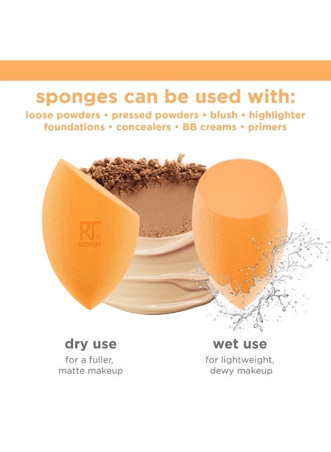 ريل تكنيكس Miracle Complexion Sponge 4 Pack 25g Orange - Image 3