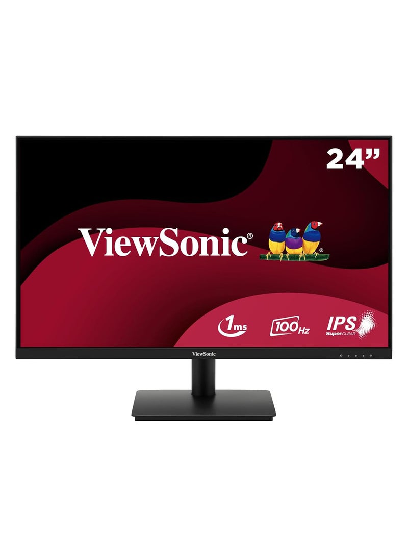 فيوسونيك VA240-H شاشة 24 بوصة بدقة Full HD مع زمن استجابة سريع 1 مللي ثانية ومعدل تحديث 100 هرتز - Image 1