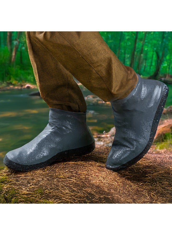 الرماية Al Rimaya Waterproof Shoe Cover | Reusable Silicone & Latex Rain Shoe Protector, Anti-Slip Overshoes for Men & Women – Size 2XL (46) - Image 5