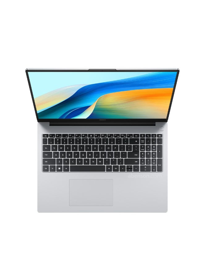 هواوي MateBook D16 (Upgraded Version) Laptop With 16 Inch Full HD (1920x1080) Display, Core i5-12450H Processor/8GB RAM DDR5/512GB SSD/Intel UHD Graphics/Windows 11 Pro + Microsoft Office (Pre-Installed)/ English/Arabic Mystic Silver - Image 2
