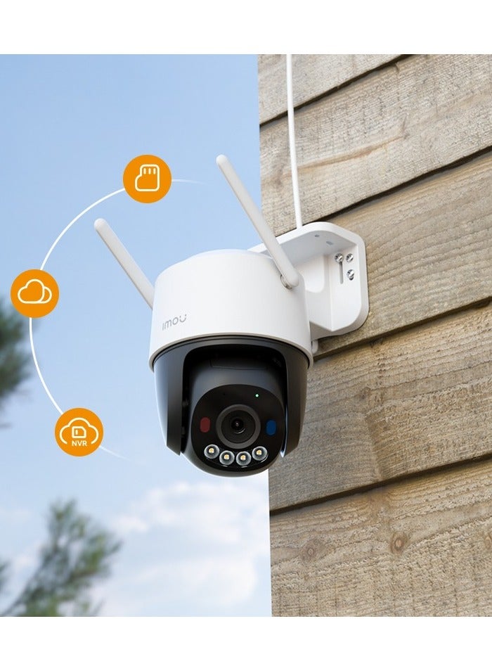 IMOU Cruiser SC 8MP 4K UHD Outdoor WiFi Camera, 8MP CMOS, 3.6mm Lens, Night Vision 30m, Full-Color LED, Two-Way Audio, Siren, MicroSD up to 512GB, IP66 Weatherproof, WiFi 6 | IPC-K7FP-8V0N - Image 3