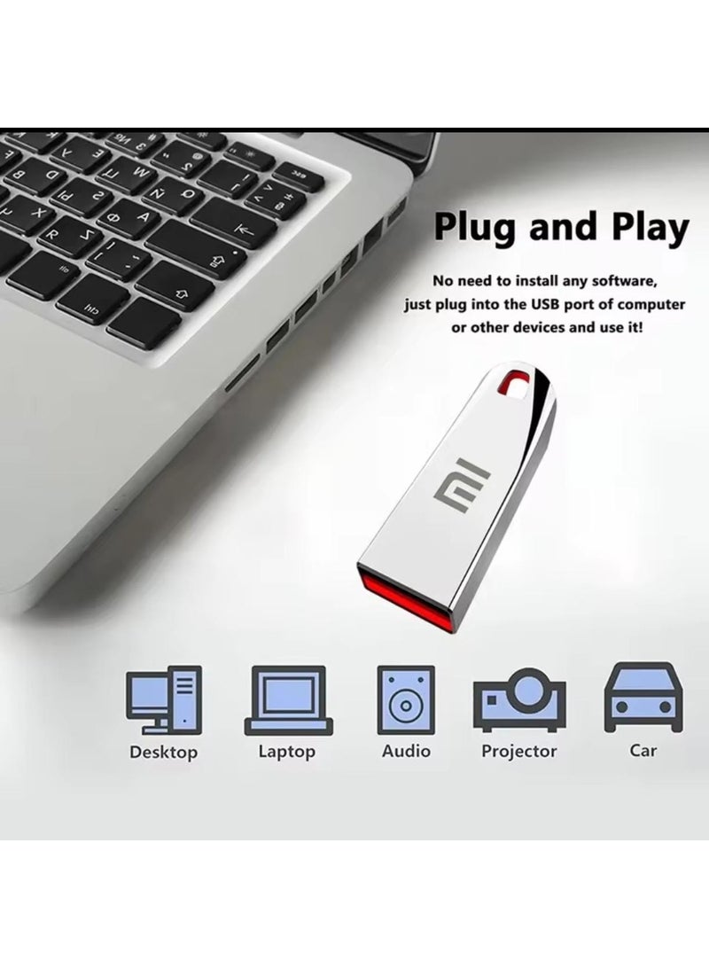 شاومي Xioami 2TB pen drive Silver - Image 2