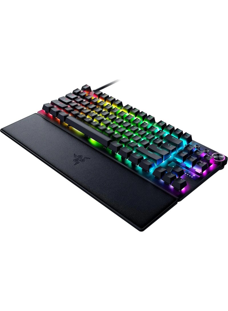 RAZER Huntsman V3 Pro Tenkeyless Analog Optical Esports Gaming Keyboard With Wrist Rest, Razer™ Analog Optical Switch Gen-2, 1000 Hz Polling Rate, Dual-step Actuation, Rapid Trigger Mode | RZ03-05520100-R3M1 black - Image 4