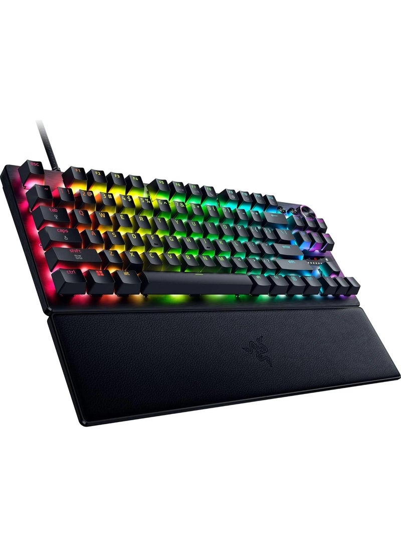 RAZER Huntsman V3 Pro Tenkeyless Analog Optical Esports Gaming Keyboard With Wrist Rest, Razer™ Analog Optical Switch Gen-2, 1000 Hz Polling Rate, Dual-step Actuation, Rapid Trigger Mode | RZ03-05520100-R3M1 black - Image 3