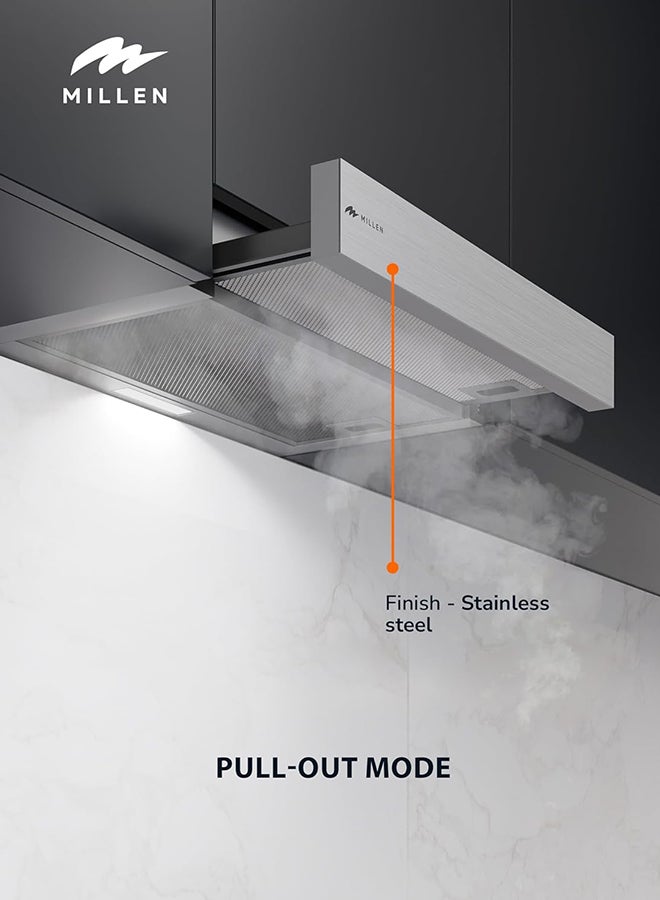 ميلين مروحة شفط مدمجة ميلين 60 سم 400 م³/ساعة – MBRHS 601 IX، ضمان 3 سنوات - Image 5