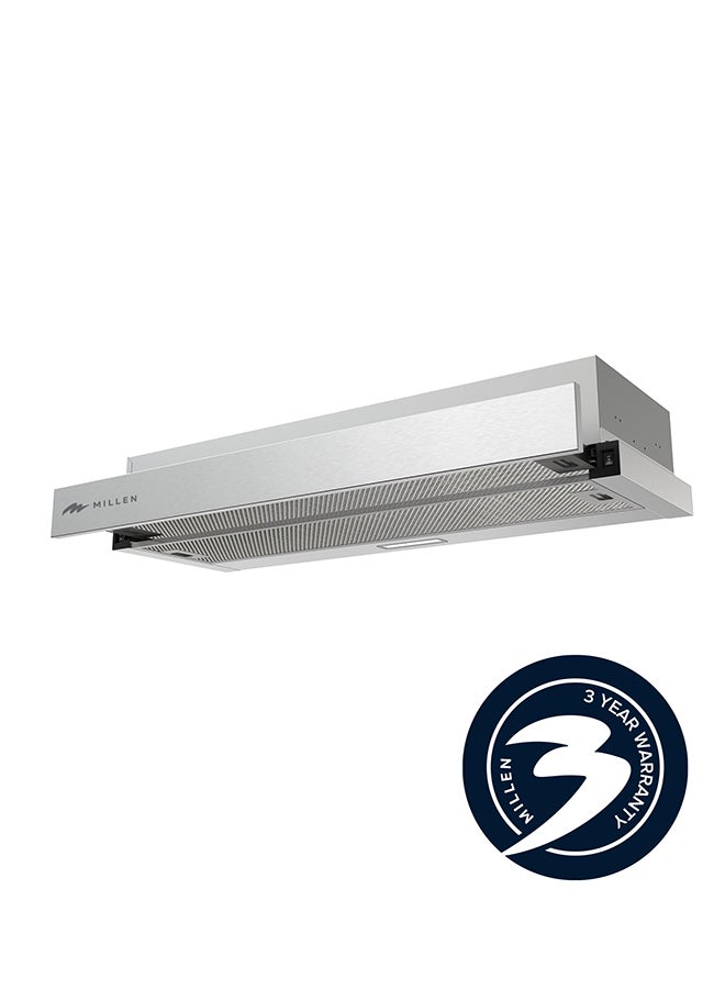 MILLEN 90 cm Slide-Out Range Hood 400 m3/h – MBRHS 901 IX, 3 Years Warranty MBRHS 901 IX Stainless Steel - Image 1