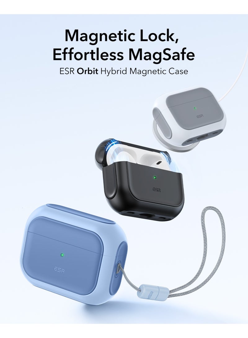 ESR for AirPods Pro 3 Case, Compatible with AirPods Pro 3rd Generation Case (2025), Compatible with MagSafe, Full Drop Protection Cover with Lanyard blue - Image 4