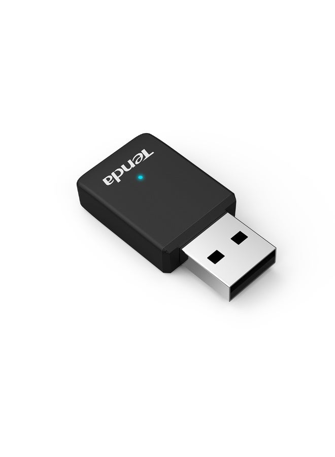 تيندا U9 AC650 واي فاي دونجل – محول USB لاسلكي مزدوج النطاق للكمبيوتر، سطح المكتب واللابتوب – حجم صغير – توصيل وتشغيل – يدعم ويندوز XP/7/8/8.1/10/11 - Image 4