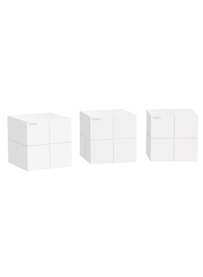 Tenda Nova MW6-3 Whole Home Mesh Wi-Fi System; Get Rid of Wi-Fi Dead Zones; 6000sq ft Wi-Fi Coverage, Two Gigabit Network Ports, App Control, Easy Set Up, Pre Configured (Pack of 3) white - Image 2