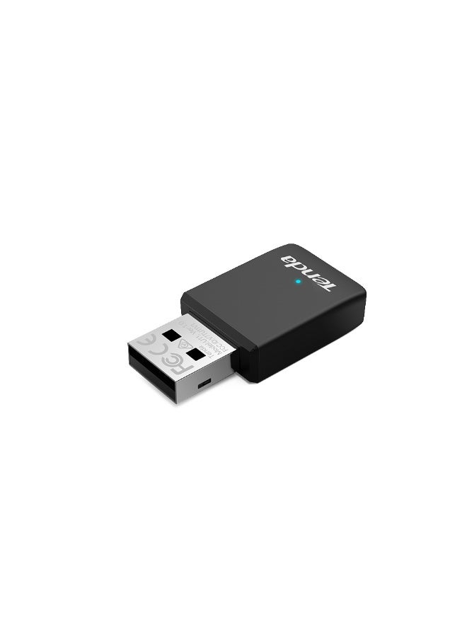 تيندا U11 AX900 واي فاي 6 دونجل واي فاي – محول USB لاسلكي مزدوج النطاق للكمبيوتر/سطح المكتب/اللاب توب – حجم صغير – توصيل وتشغيل – USB2.0 - WPA2 - وضع AP الناعم - يدعم Windows 7/10/11/Linux 3.10+/UOS - Image 3