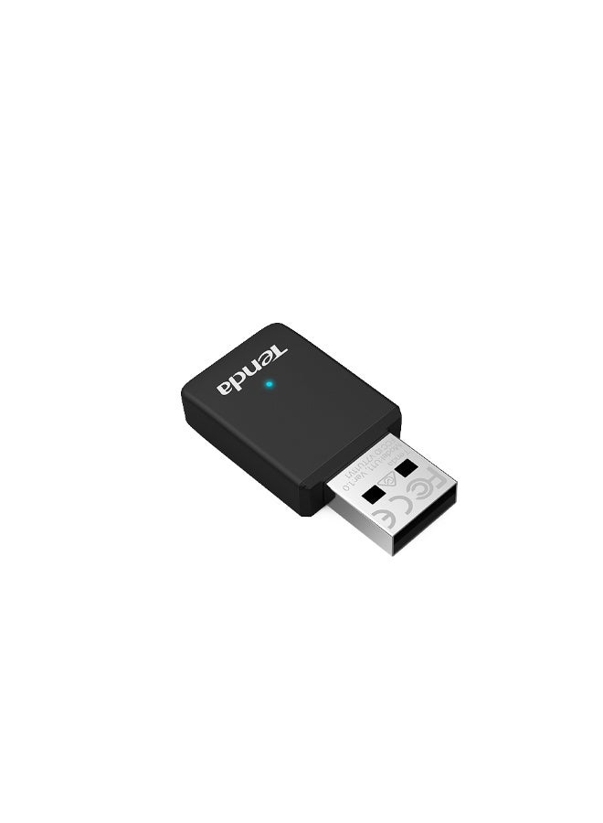 تيندا U11 AX900 واي فاي 6 دونجل واي فاي – محول USB لاسلكي مزدوج النطاق للكمبيوتر/سطح المكتب/اللاب توب – حجم صغير – توصيل وتشغيل – USB2.0 - WPA2 - وضع AP الناعم - يدعم Windows 7/10/11/Linux 3.10+/UOS - Image 4