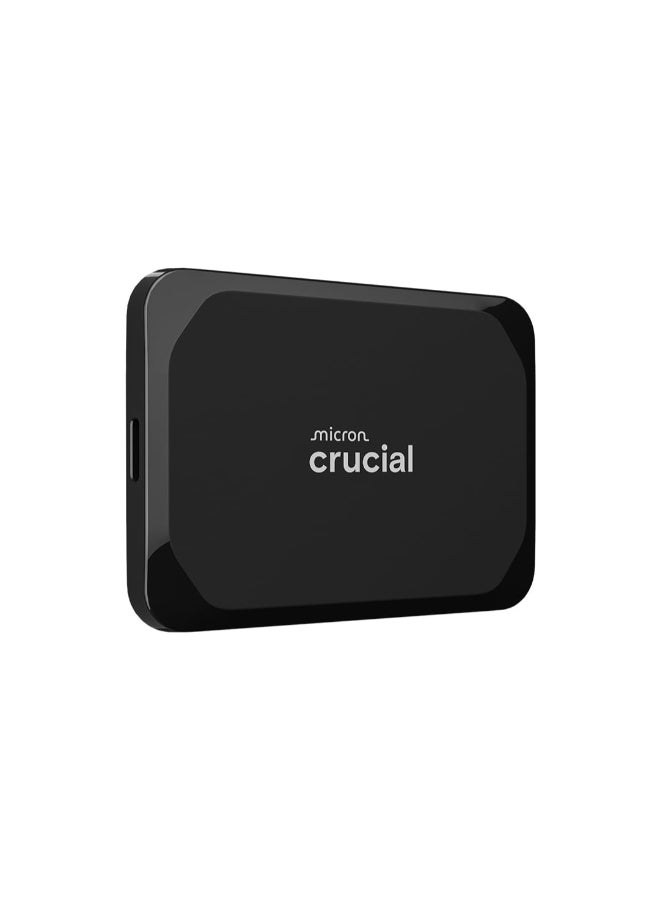 crucial X9 4TB Portable External SSD, USB-C 3.2 Gen 2, Up to 1050MB/s Read Speed, Shock & Drop Resistant, Plug & Play for Windows, Mac, Android, Gaming Consoles | CT4000X9SSD9 4 TB - Image 1