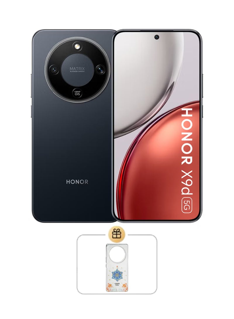 Honor X9d Dual SIM Midnight Black 12GB RAM 256GB 5G With X9d IMD Phone case - Middle East Version - Image 1