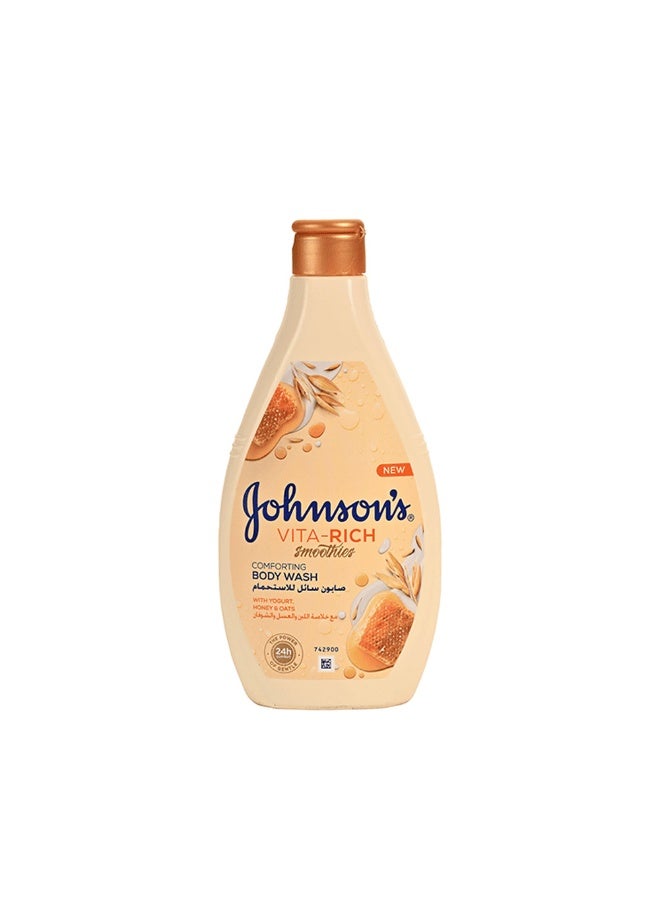جونسون غسول الجسم من جونسون بالعسل والشوفان