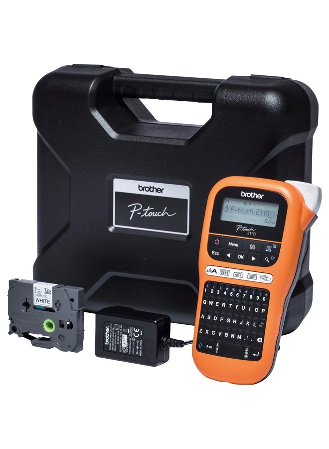 brother PT-E310BTVP P-Touch Edge Handheld Industrial Label Printer with Bluetooth and USB-C (up to 18mm Labels) yellow - Image 2