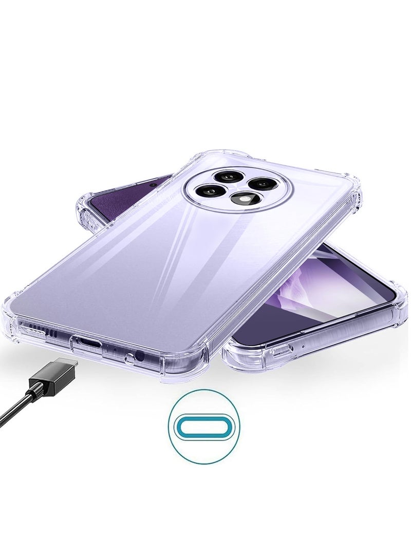 MARGOUN TPU Gorilla Case Cover for OnePlus ACE 5 PRO 5G, Phone Cover with Reinforced Corner Bumper Camera Protection Slim Fit Shockproof Flexible - Clear-1 - Image 5