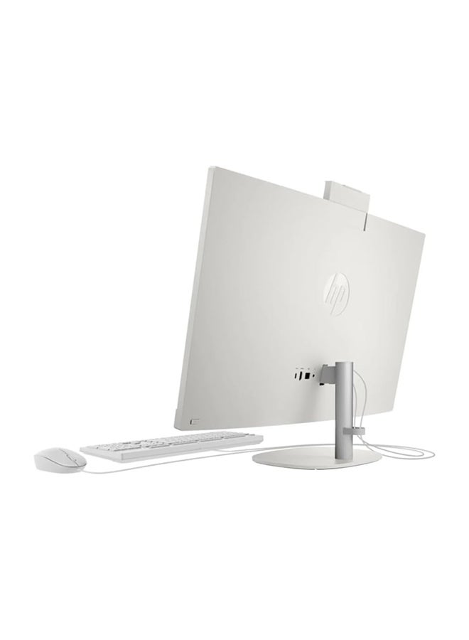 HP All-in-One 24-inch Desktop, Core i5-1335U Processor/8GB RAM/512GB SSD/Intel Iris XE Graphics/Windows 11 With 128GB external drive +Type-C to USB Hub English ‎Shell white - Image 3