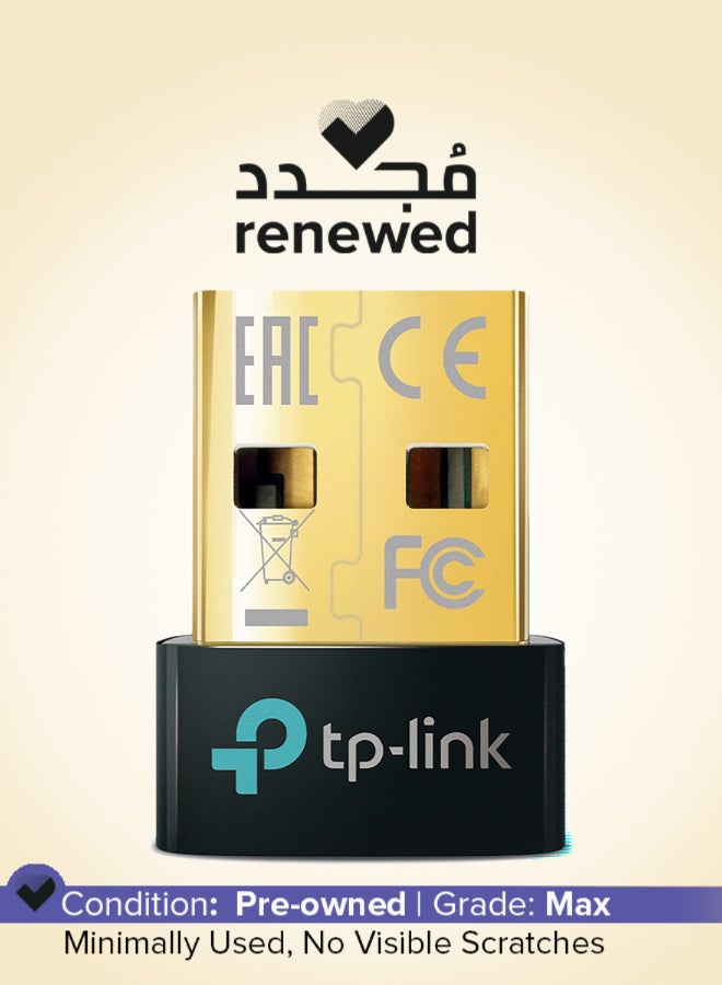 TP-LINK Renewed - UB500 Bluetooth 5.4 Nano USB Adapter for PC black - Image 1