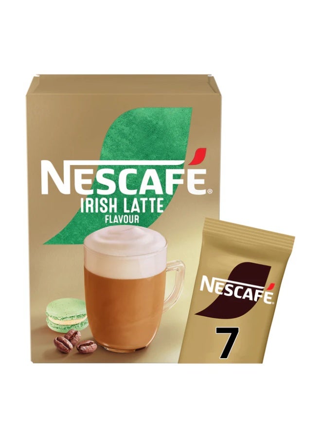 Nescafe Irish Latte Flavour Instant Coffee Sachet 138.6grams Pack of 7 - Image 2