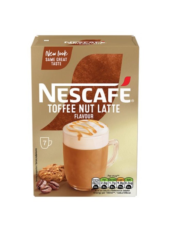 نسكافيه نكهة توفي نوت لاتيه قهوة سريعة التحضير في كيس - Image 1