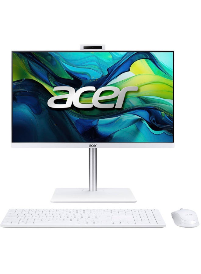 Acer Aspire AIO C24A-GRPL With 23.8-Inch Display, Core 5-120U Processor/16GB RAM/512GB SSD/Windows 11 Home white - Image 1