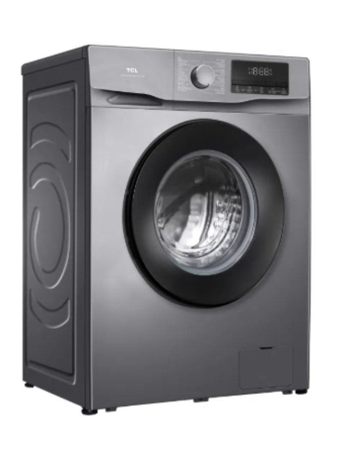 تي سي إل غسالة ملابس أمامية 7 كجم، 1400 دورة في الدقيقة، محرك عاكس رقمي، شاشة LED، غسيل بالبخار، تنظيف الأسطوانة، مؤقت تأخير 24 ساعة | ضمان لمدة سنة واحدة - Image 1