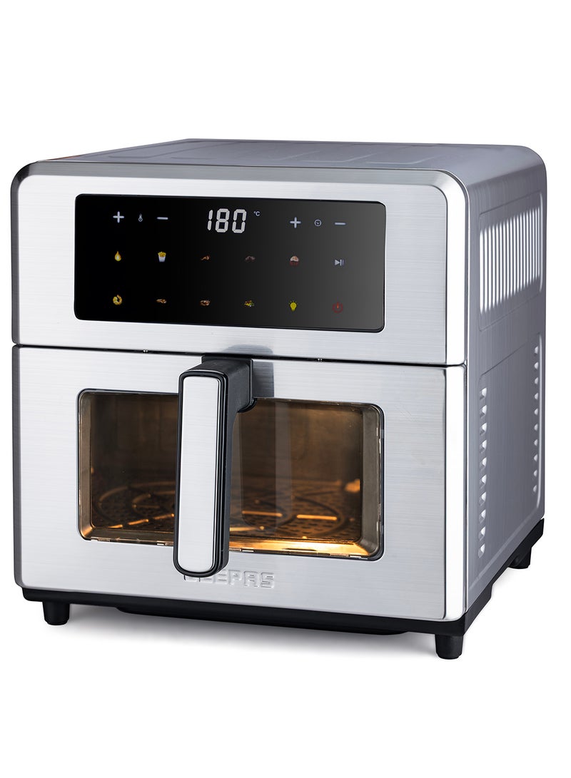 جيباس قلاية هوائية رقمية جيباس سعة 10 لتر، تسخين مزدوج، 10 أوضاع مسبقة، تحكم باللمس – GAF37546 - Image 1