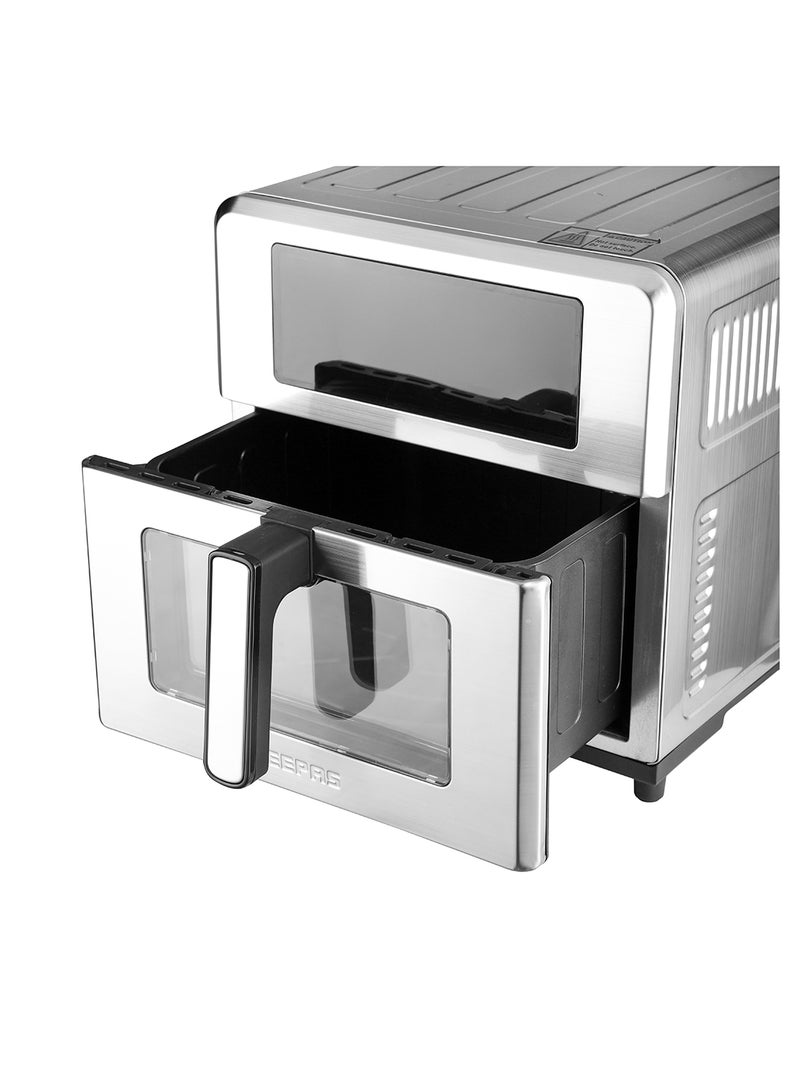 جيباس قلاية هوائية رقمية جيباس سعة 10 لتر، تسخين مزدوج، 10 أوضاع مسبقة، تحكم باللمس – GAF37546 - Image 4