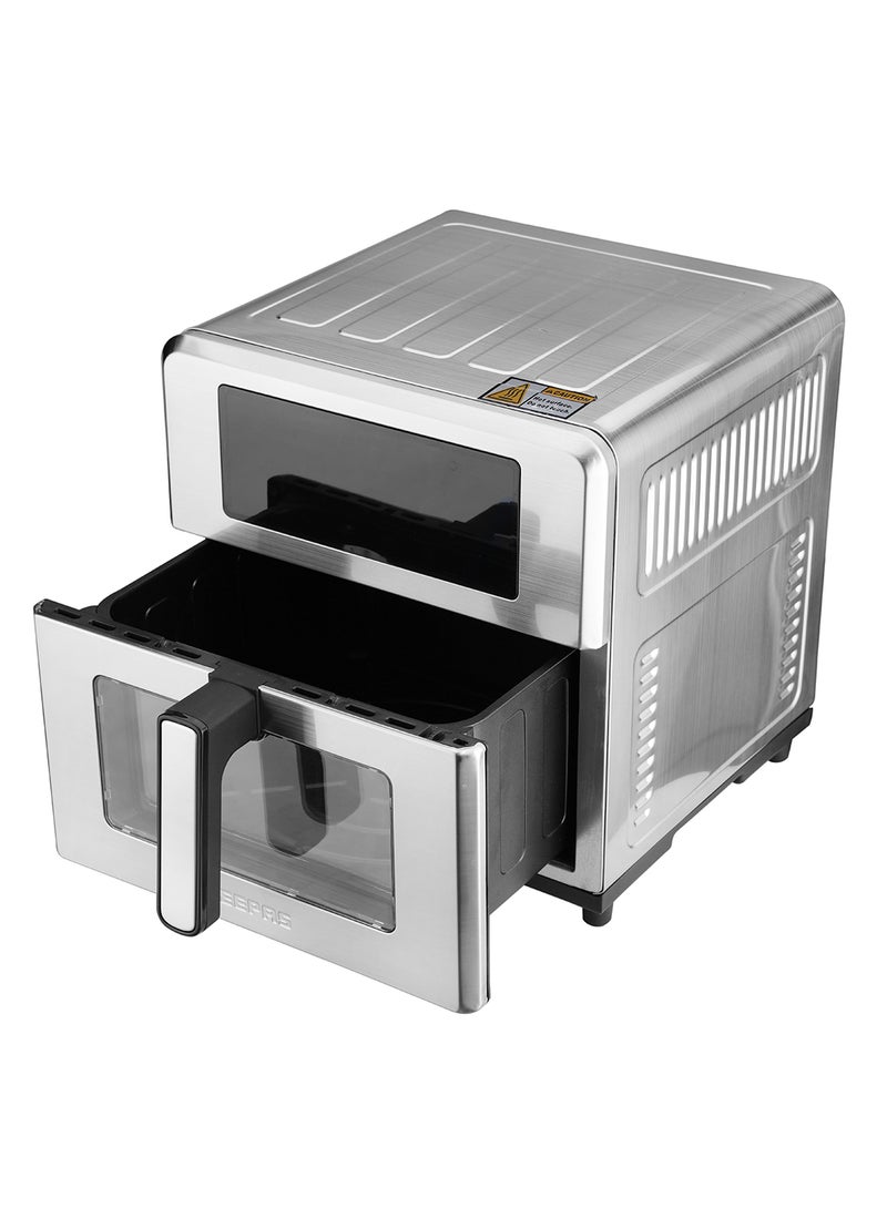 جيباس قلاية هوائية رقمية جيباس سعة 10 لتر، تسخين مزدوج، 10 أوضاع مسبقة، تحكم باللمس – GAF37546 - Image 3