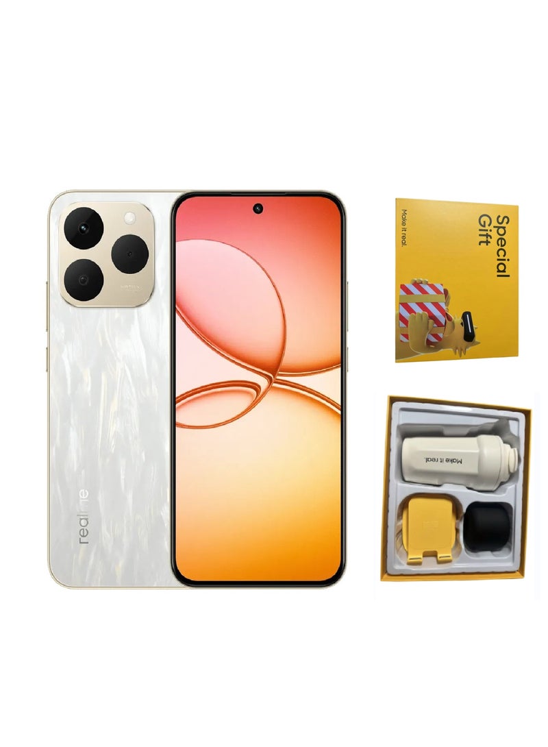 realme 15T Dual SIM Flowing Silver 8GB RAM 256GB 5G- Middle East Version with Free Gift ( Cup + Speaker + Mobile Holder ) - Image 1