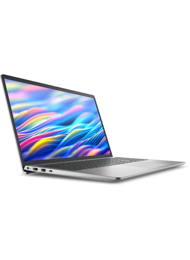 ديل Laptop With 15.6 Inch Full HD (1920X1080) Display 120Hz, Core i7 1355U Processor/16GB RAM DDR4/512GB SSD/DOS(Without Windows)/Intel UHD Graphics/ English/Arabic Silver - Image 3
