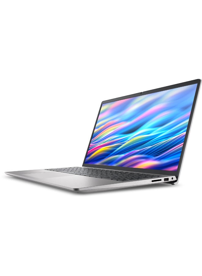 ديل Laptop With 15.6 Inch Full HD (1920X1080) Display 120Hz, Core i7 1355U Processor/16GB RAM DDR4/512GB SSD/DOS(Without Windows)/Intel UHD Graphics/ English/Arabic Silver - Image 2