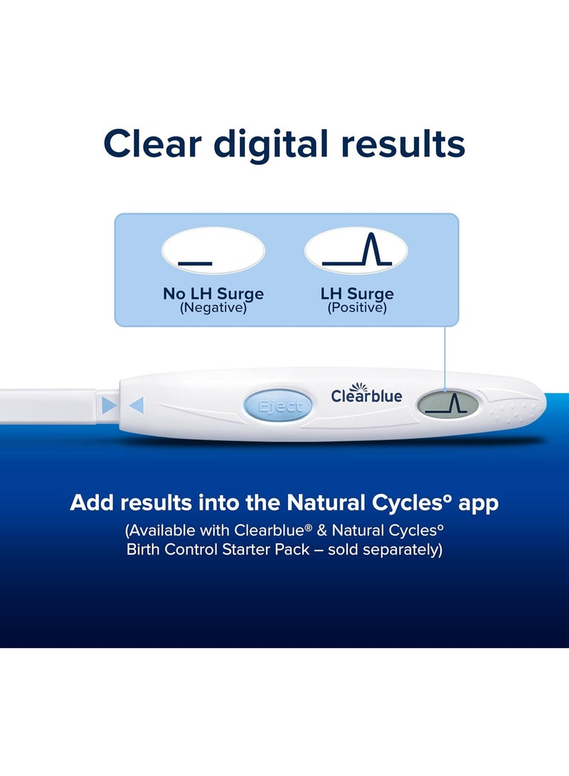 Clearblue & Natural Cycles Birth Control Ovulation Test Refill Pack, 15ct - Image 2