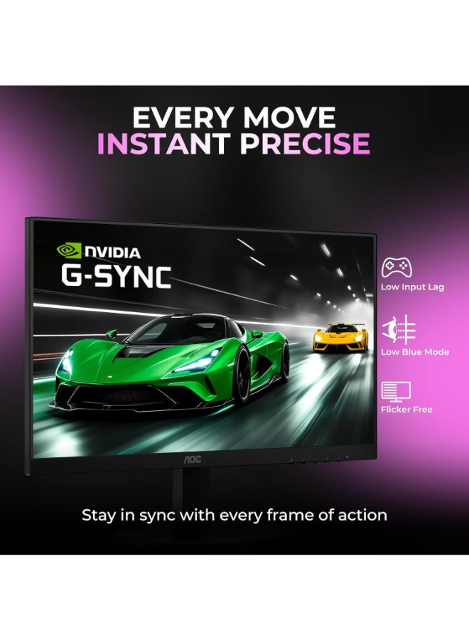 اي او سي شاشة ألعاب 27 بوصة 2K QHD 2560x1440 – IPS سريع | معدل تحديث 180 هرتز | استجابة 0.5 مللي ثانية | متوافقة مع G-Sync، HDR10 | تحكم في الظلال | خالية من الوميض | وضع الأزرق المنخفض Q27G40E - Image 5