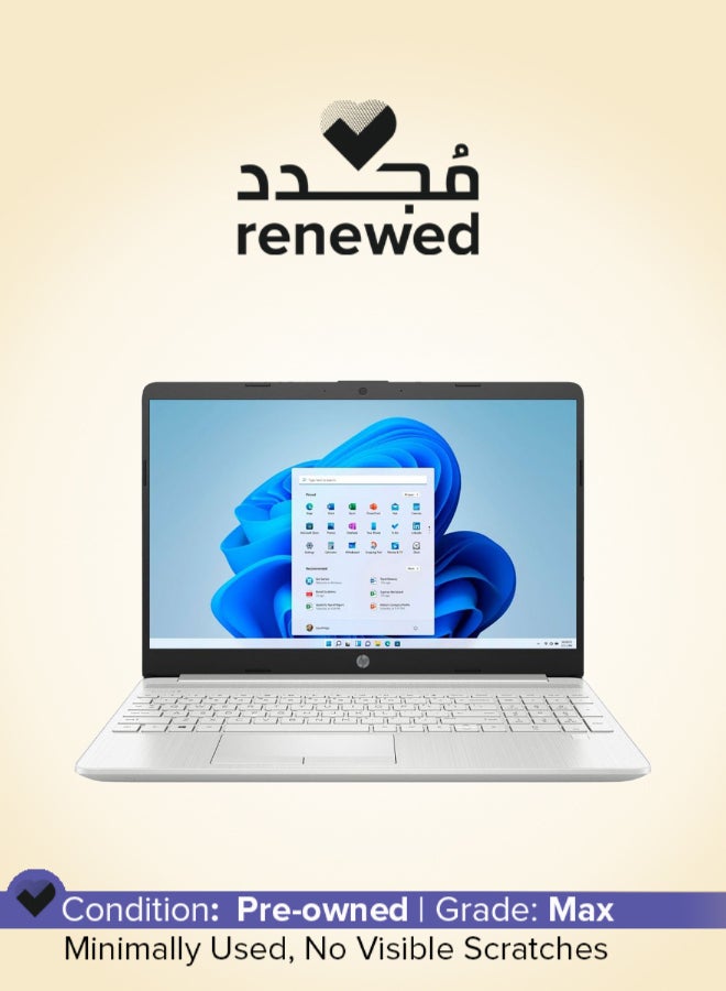 HP Renewed - 15-DY Laptop With 15.6-Inch Full HD Display,Core i3-1215U/Quad Core/12th Gen/8GB RAM/256GB SSD/Intel UHD Graphics/Windows 11 Silver - Image 1